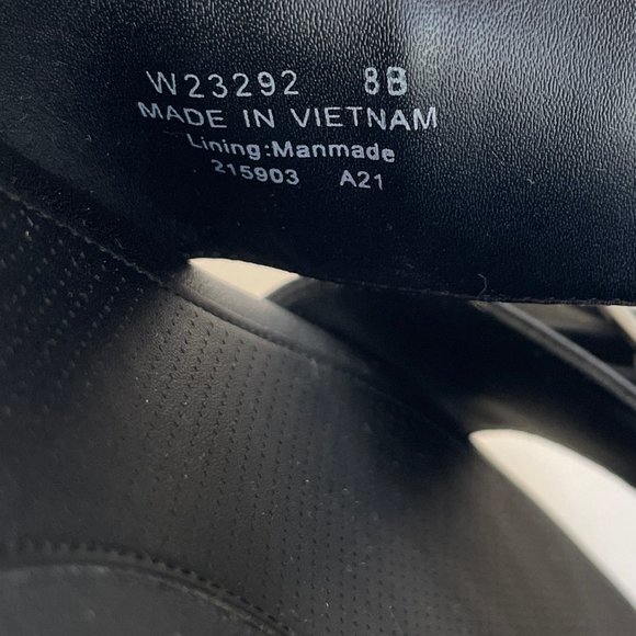 Cole Haan Grandseries Black Leather Sandals Like New Women's Size 8 W23292 - Picture 7 of 11